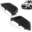 G-PLUS Fog Light Cover Driver and Passenger Side Compatible with Chevy Trax 2017-2022 Front Bumper Fog Lamp Cover 42537708 GM1039226 42537707 GM1038226