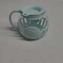 Ecolution Patented Micro-Pop Microwave Popcorn Popper with Temperature Safe Glass, 3-in-1 Lid Measures Kernels and Melts Butter, Made Without BPA, Dishwasher Safe, 1.5-Quart, Aqua