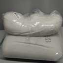 Side Sleeper Pillow  Soft Ergonomic Cervical-Neck-Pillow for Neck Pain Relief, Ice Silk Zipperless Pillowcase, Eco Friendly and Durable Material (White)