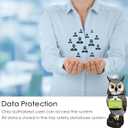 Indoor Camera Owl, Home Security Camera Owl with Rotatable Head, Night Vision, 2-Way Audio, Works with Phone, Decoration for Home