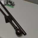 Kemmie 1" Classic Window Curtain Rod with Round Finials Simple Single Telescoping Drapery Rod, 36-72", Bronze