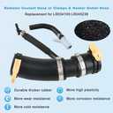 WMPHE Thermostat Tube Throttle Body Heater Compatible with Land Rover Range Rover Sport Velar LR4 Defender Discovery 2013-2023, Replacement for LR049990 LR045239 Coolant Hose Water Pipe