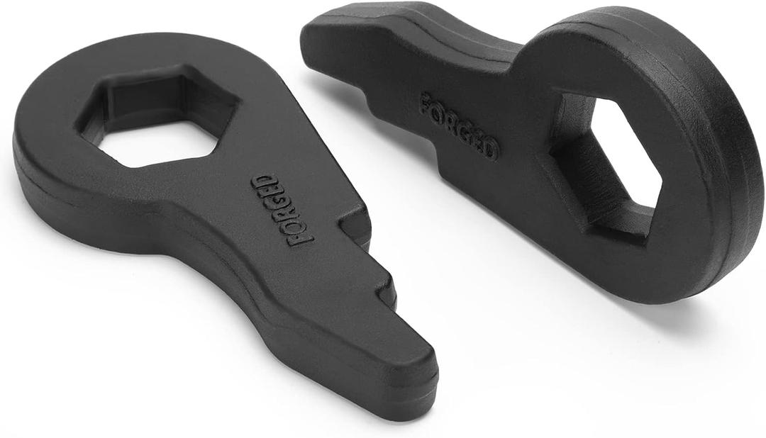 KSP 1-3" Torsion Bar Key For Silverado Sierra 1500, Adjustable Forged Torsion Lift Kits Fit K1500 K2500 K3500 Tahoe Yukon Suburban,Steel Suspension Level Kit Compatible With Chevy GMC 6 Lug Truck SUV (1999-2007 Silverado 1500 Classic, Black Torsion bar key)
