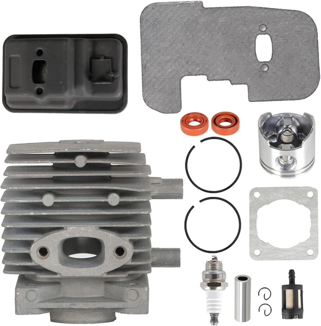 marddpair 34mm Cylinder Piston Kit Replacement for Stihl FS75 FS80 FS85 Trimmer 4137-140-0603, 4137 020 1202, 4137 020 1201