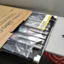 Cumbor 29.7-46" Baby Gate for Stairs, Mom's Choice Awards Winner-Auto Close Dog Gate for The House, Gifts for Mom, Easy Install Pressure Mounted Pet Gates for Doorways, Black