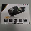 Video Camera Camcorder, 1080P 16MP 16X Zoom 2.4 Inch Rotatable Screen Camcorder, Handheld Video Recorder with Fill Light & 1/4 inch Thread Hole for Teens Beginner Adult (Light Pink)