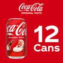 Coca-Cola Fridge Pack Soda Soft Drink, 12 fl oz Cans, 12 Pack - Classic Cola Soda Cans