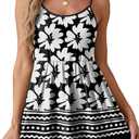 WIHOLL Tank Tops for Women Dressy Casual Sleeveless Tops Summer Fashion Beach Vacation Clothes Spaghetti Strap Tank Top (Black, XL)