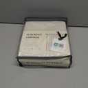 100% Blackout Shield Linen Blackout Curtains for Bedroom 84 Inches Long, Back Tab/Rod Pocket Living Room Drapes, Thermal Insulated Blackout Curtains 2 Panels Set, 50" W x 84" L, Cream