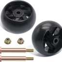 CheeMuii 2 Pack Deck Gauge Wheels Kit Fit for Most 42" 46'' 48'' 50" 52'' and 54" Decks Replace for Husqvarna 532174873 589527301 for Cub Cadet 753-04856A for MTD 133957 174873 734-03058, etc