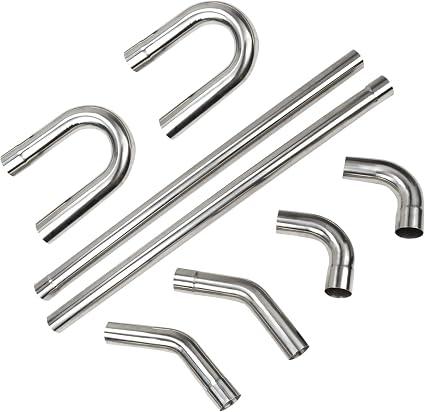 3 Inch 76mm Stainless Steel T304 Mandrel Exhaust Flex Pipe Kit