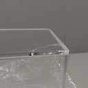 Acrylic Dryer Sheet Holder - Clear Box with Lid for Laundry Room Organization
