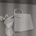 TOPABYTE 3PCS Center Console Accessories for Tesla New Model Y Juniper 2026 2025 Model 3 Highland 2024 Cup Holder Insert, Screen Edge Protector Frame, Wireless Charger Mat Silicone, White