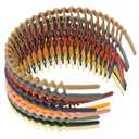 SMASOLO 10Pcs Plastic Hair Bands with Teeth for Women Comfortable Non Slip Head Accessories for Washing Face Daily Use and Various Hairstyles Lightweight and Durable Design