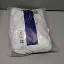 Wrap Around Dust Ruffle Bed Skirt - White - for Queen Size Beds with 18 Inch Drop - Easy Fit Elastic Strap - Adjustable Pleated Bedskirt w/Brushed Fabric - Wrinkle Free - for Women, Men, Kids & Teens