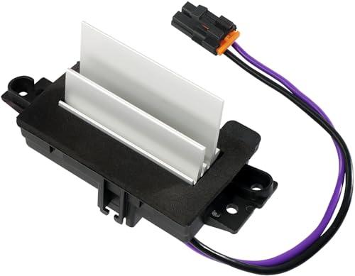 AC Blower Motor Resistor, Blower Control Module Compatible with 2003-2006 Chevy Silverado Tahoe Avalanche Suburban 1500 2500 HD 3500 GMC Sierra Yukon Envoy Cadillac Escalade Replace 15-80567, 89018778