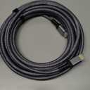 Highwings 8K@60 2.1 Long HDMI Cable 35FT, Ultra 48Gbps High Speed HDMI Braided Nylon 4K120 144Hz eARC HDR Compatible for PS5 and Monitor (Grey)