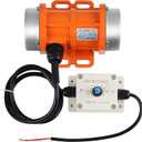 Vibrator Motor for Salt & Sand Spreader and Concrete Mixer 4000rpm 60W DC12V Aluminum Alloy Case Concrete Vibrator