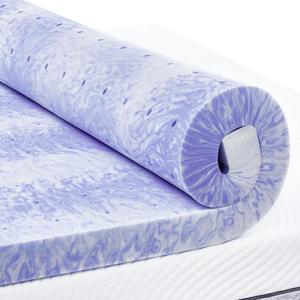 Mattress Topper Full 4Inch Purple 34x34x51cm