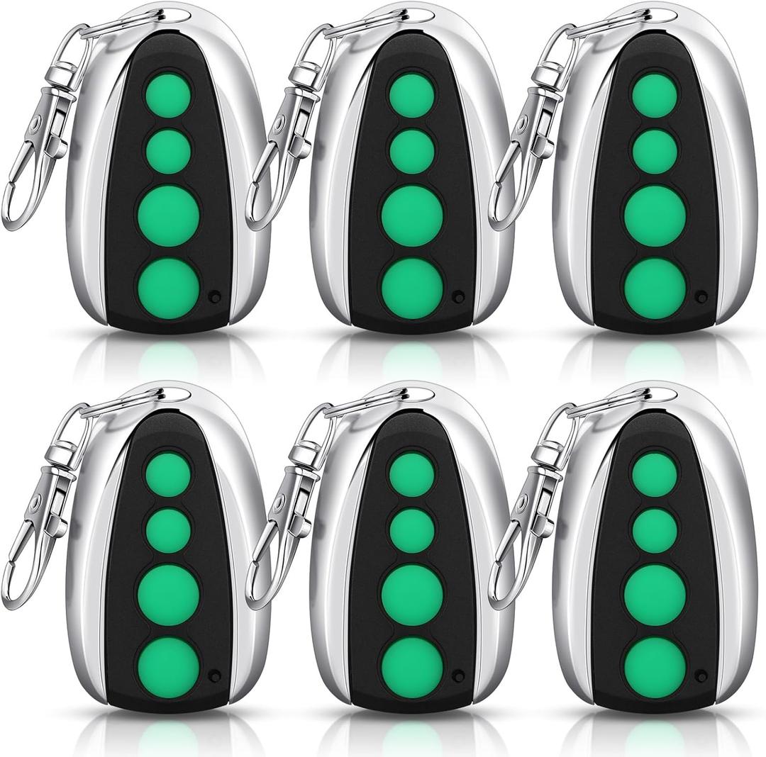Kingdder 6 Pcs Garage Door Remote Compatible with M12 Garage Opener Transmitter for Automatic Swing Sliding Opener Security Door
