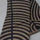 Lahome Modern Rainbow Easy Jute Carpet, Washable Large Round Area Rugs for Living Room Black Farmhouse Dining Room Rug, Contemporary Natural Throw Mat Non Slip Floor Carpet for Office RV Patio