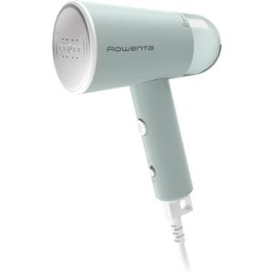 Rowenta Mini Travel Steamer for Clothes, Portable Handheld Steamer with 2.3 Oz Tank, Foldable, 1100 Watts, Ironing, Travel Essentials, Green, DR1014