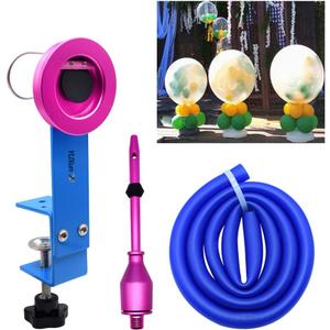 Balloon Stuffing Tool With Knotting Function Balloon Stuffing Machine Kit Balloon Filling Tool for Birthday Wedding Party Art Balloons Decoration Supply