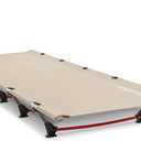 Naturehike Ultralight Camping Cot, Easy to Assemble Folding Tent Cot, Compact & Protable Camping Bed for Camping, Mountaineering, & Hiking, Supports 330lbs with Carry Bag, Khaki