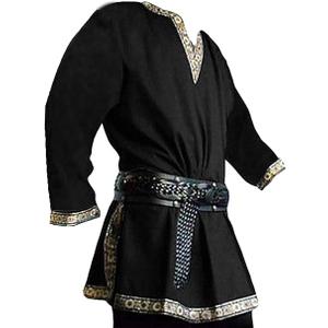 Gafeng Mens Medieval Costume Renaissance Pirate Halloween Viking Tunic Knight Cosplay Warrior LARP Shirts, XXL