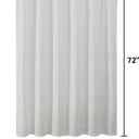 Boho Shower Curtain with Hooks, White Sheer Shower Curtain Set, Vintage Farmhouse Curtains - Waterproof Bathroom Decor for Home and Apartment, 12 Plastic Hooks Included, 72Wx72L, Sun Flower
