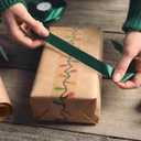 2 x Genuine Fred Special DELIVERY Holiday Packing Tape, Fun String Lights Design, 60ft Roll with Built-in Dispenser, Perfect for Shipping, Holiday Gifts, and Fun Packaging, Printed Packing Tape