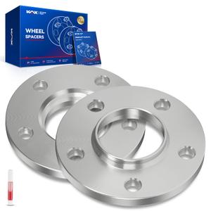 KAX 5x115mm Wheel Spacers, Forged 12mm Hubcentric Spacers with Hub Bore 71.5mm, 2Pcs fit for 2008-2023 Challenger, 2006-2023 Charger, 2005-2008 Magnum, Silver