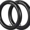 CALPALMY 20x4.0, 24x3.0, 26x4.0 Fat Tire Bike Inner Tubes with 32mm Schrader Valve, Fit for Electric Bikes, Mountain, Off-Road & Beach Cruiser, Made from Durable Heavy-Duty Butyl Rubber (2 Pack)