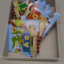 Melissa & Doug Alphabet Express Jumbo Jigsaw Floor Puzzle (27 pcs, 10 feet Long) - FSC Certified