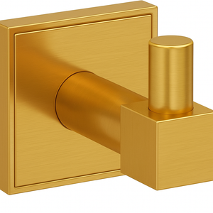 Amerock BH36070CZ  Champagne Bronze Single Robe Hook  1-7/8 in. (48 mm) Length Towel Holder  Appoint  Towel Hook for Bathroom  Bathroom Hardware  Bath Accessories