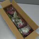 Artificial Peonies Silk Flowers, Burgundy Faux Peony Bouquet 4 Bundles Florals Arrangements for Farmhouse Home Boho Wedding Table Centerpiece, Fake Plastic Flowers Bulk for Vase Decoration (Burgundy)