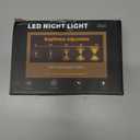 BAALTTO Night Lights Plug into Wall Decorative, Modern Crystal Wall Sconce with Dimming Switch, Perfect for Bedroom, Living Room, Hallway, Bathroom,Baby's Room (Gold)