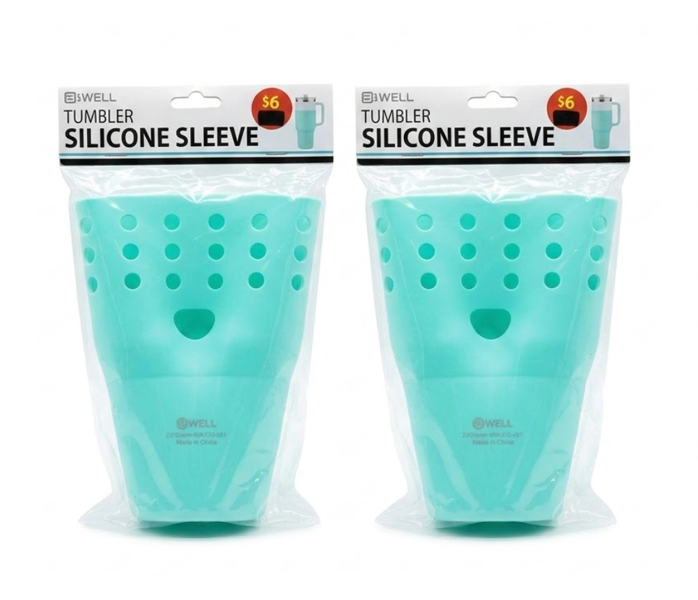 BWell Tumble Silicone Sleeve, 2pack, Green