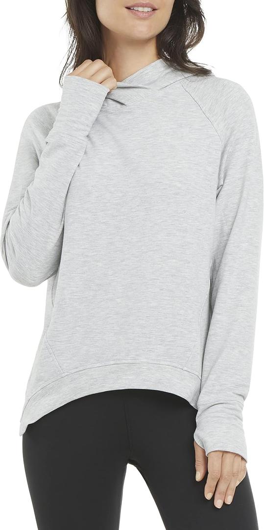 Danskin womens Tie Dye Pullover Sweatshirt Hoodie, Large