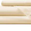 Hotel Sheets Direct 3 Piece Bed Sheet Set Twin XL Size, 100% Viscose Derived from Bamboo Sheets Set with 1 Pillowcase, Cooling & Breathable Luxury Bedding, Moisture-Wicking & Silky Soft, Light Yellow
