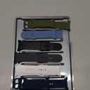 6 Pack Sport Bands for Samsung Galaxy Watch 8 Band 40mm 44mm/8 Classic 46 mm Men/Women,Waterproof Soft Silicone No Gap Strap for Samsung Galaxy Watch 8 Classic Band 46mm/8 44 mm 40 mm Correa Reloj (02-Blue/Grey/White/Black/Midnight Blue/Army Green)