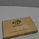 PHOEPET No Pull Dog Harness Medium Reflective Front Clip Vest with Handle, Adjustable 2 Metal Rings 3 Buckles,[Easy to Put on & Take Off], (M, Orange)