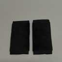 COOLBEBE Car Seat Straps Shoulder Pads for Baby Kids, Super Soft Seat Belt Covers for All Car Seats/Pushchair/Stroller/High Chair (Small (Pack of 1), Black)