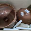Bird Motif Copper Finish Hose Holder with Lid HHEBR