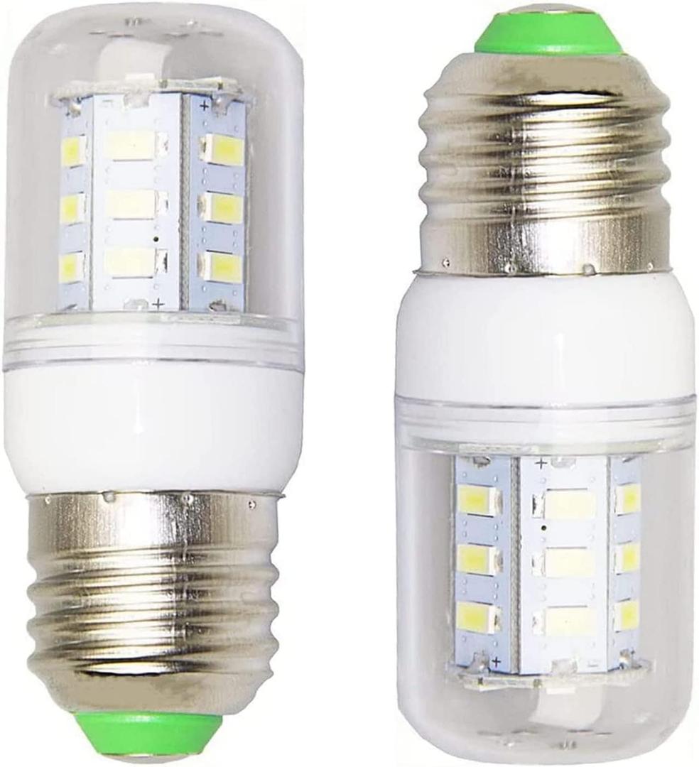 KEI D34L Refrigerator Bulb Replacement for Frigidaire Kenmore 5304511738 LED Refrigerator Replace PS12364857 AP6278388 4584444 (110V-240V White Light) - 2 Pack