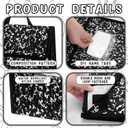 Teling Book Pouches for Classroom Composition Book Bags Bulk Waterproof Reading Bag with Name Tag for Store School Work, 24 Pack