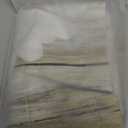 AAtter Yellow Floral Kitchen Valance Curtain for Window Flower Retro Rustic White Country Spring Daisy Butterfly Small Short Home Living Room Bedroom Bathroom Drape Fabric 1 Pair, 28" W x 36" L, Cute