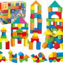 Foam Blocks for Toddlers, 138 Pieces EVA Soft Stacking Building Blocks Toy Set, Early Learning Construction Toys & Gifts for Kids, Boys & Girls 18+ Months 1-3 Years