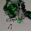Cindeer 2026 Graduation Ribbon Lei Set Handmade Braided Necklace Honor Cord with Tassel 2026 Grad Embroidery Patches for High School College Graduation Party Supplies(Black, Green)