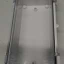 Zulkit Junction Box ABS Plastic Dustproof Waterproof IP65 Electrical Boxes Hinged Shell Outdoor Universal Project Enclosure Clear Cover with 2 Cable Glands 7.9 x 3.9 x 2.8 inch (200x100x70mm)